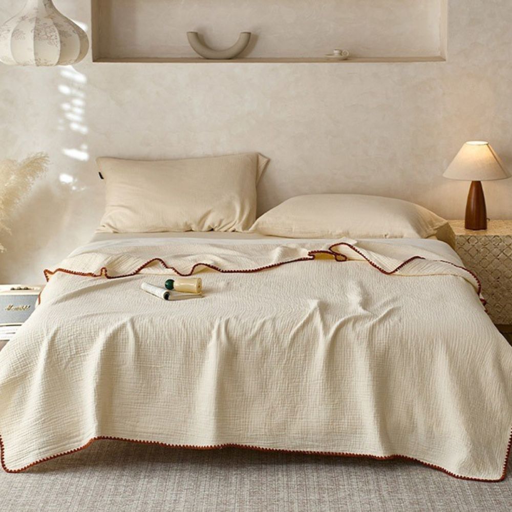 Cotton muslin blanket