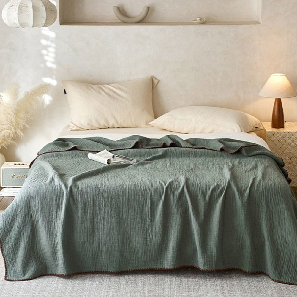 Cotton muslin blanket