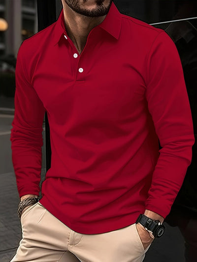 Jarren - Long-sleeved polo shirt