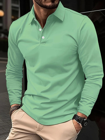 Jarren - Long-sleeved polo shirt