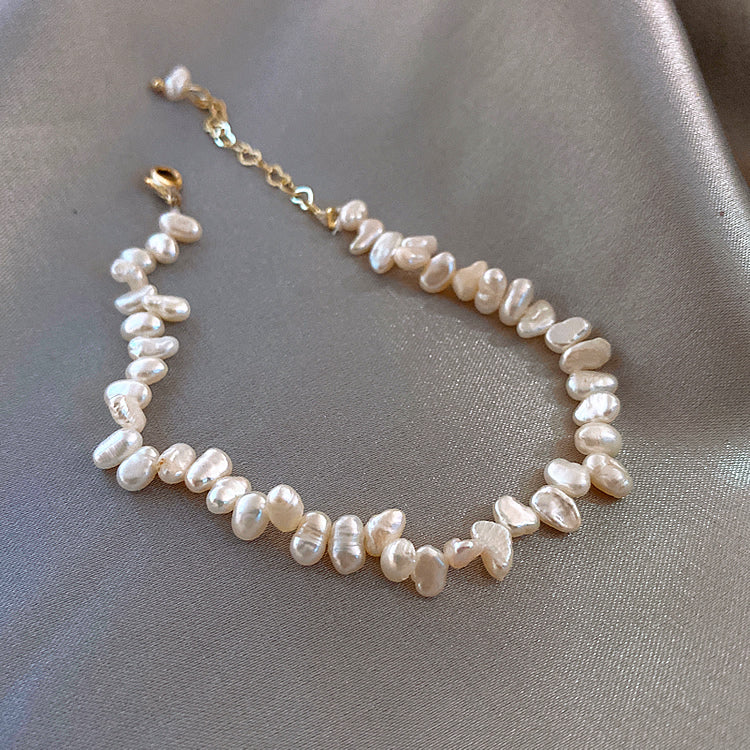Natural freshwater pearl bracelet