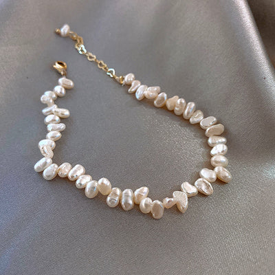 Natural freshwater pearl bracelet