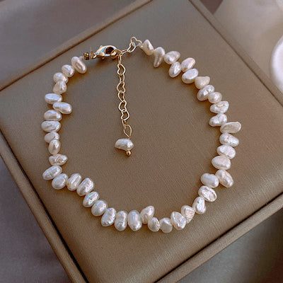 Natural freshwater pearl bracelet