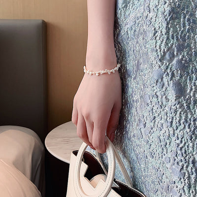 Natural freshwater pearl bracelet