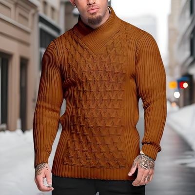 Fori - Fashionable warm knitted jumper