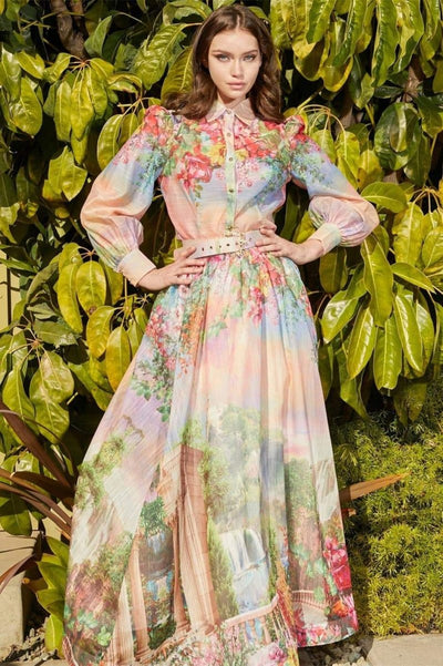 Roxanna - Blouse set with floral print