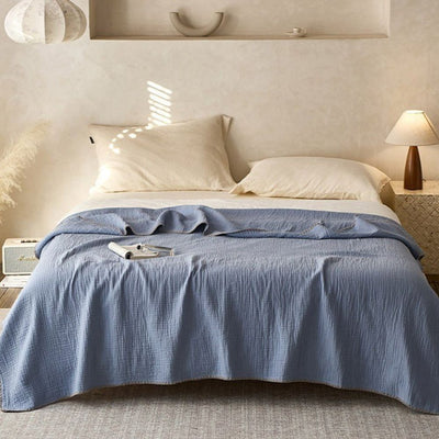Cotton muslin blanket
