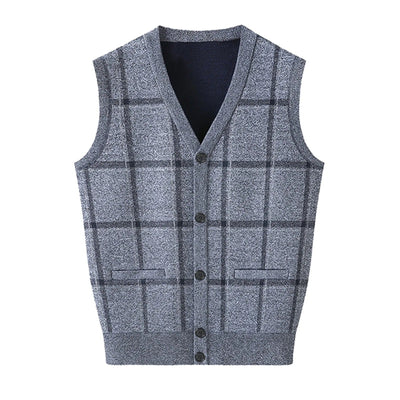 Men's classic knitted vest - Erwin