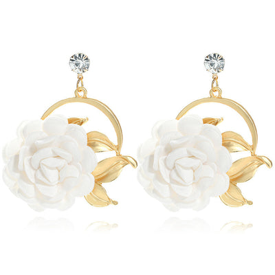 Bellccini RoseGlow rhinestone earrings