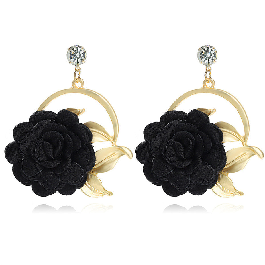 Bellccini RoseGlow rhinestone earrings