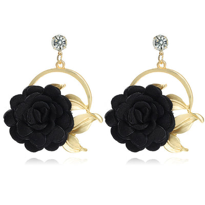 Bellccini RoseGlow rhinestone earrings