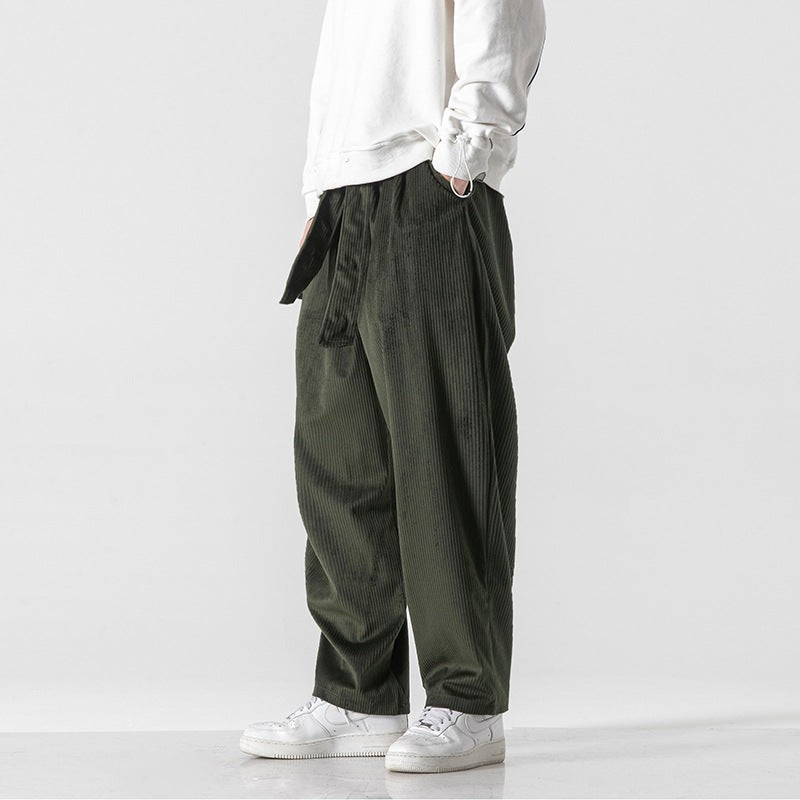 Corduroy men's baggy trousers - Fabrizio